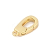 Brass Spring Gate Clasps KK-M311-24G-02-2
