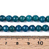 Dyed Natural White Jade Beads Strands G-T139-6mm-60-21-5