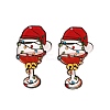 Christmas Theme Printing Acrylic Pendants BACR-N002-01I-1