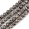 Tibetan Style dZi Beads Strands G-G328-A01-8mm-2