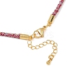 2.5MM Round Nylon Cotton Cord Necklace Making NJEW-C106-01G-05-3