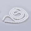 Imitation Jade Glass Round Beads Strands X-DGLA-S076-8mm-21-2