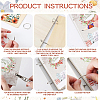 Wooden 2-Ring Loose Leaf Binder Postcard Phote Album Cover DIY-WH0547-015-5