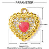 304 Stainless Steel Rhinestone Pendants STAS-OY002-49G-2
