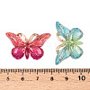 Printed Translucent Acrylic  Pendants OACR-T028-20-3