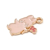 Alloy Enamel Pendants ENAM-A008-04KCG-02-2