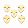 Ion Plating(IP) 201 Stainless Steel Pendants STAS-N098-117LG-2