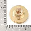 Golden Tone Round Brass Stamp Heads AJEW-H149-05G-02-3