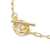 Brass Paperclip Chains Bracelets for Women BJEW-JB10398-4