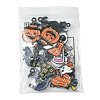 26Pcs 13 Styles Halloween Theme Spray Painted Alloy Enamel Pendants ENAM-FS0002-09-6