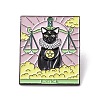 Justice Word Enamel Pin JEWB-H007-17EB-1