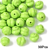 30Pcs Opaque Acrylic Beads OACR-YW0003-87F-1