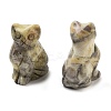 Natural Crazy AgateCarved Figurines DJEW-L023-B05-1