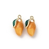 Brass Enamel Charms KK-F903-01B-G-1