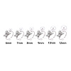 Butterfly Brass Micro Pave Clear Cubic Zirconia Cuff Ring Settings KK-T076-54P-4