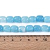 Baking Paint Crackle Glass Beads Strands DGLA-N019-01B-01-2
