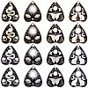 32Pcs 8 Styles Alloy Enamel Pendants ENAM-SC0005-13B-1