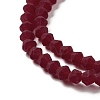 Imitate Austrian Crystal Frosted Glass Beads Strands EGLA-A039-T6mm-MD27-4