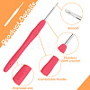 2Pcs 2 Styles Alloy Yarn Guide Finger Holders DIY-NB0010-24-4