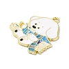 Alloy Enamel Pendants ENAM-M218-01A-G-2