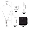 1Pc Word 304 Stainless Steel Column Urn Ashes Necklace DIY-TA0010-07D-3