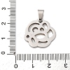 304 Stainless Steel Pendants STAS-P393-02P-3
