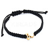 Alloy Beads Braided Bead Bracelets FS-WGADCE6-21-1