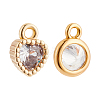 20Pcs 2 Style Brass Charms KK-BC0007-01-1
