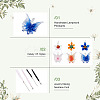 DIY Flower and Butterfly Necklace Making Kit DIY-KS0001-34-4