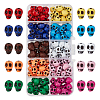 SUPERFINDINGS 160Pcs 10 Colors Opaque Acrylic Beads SACR-FH0001-03-1