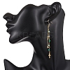 Cross 304 Stainless Steel Dangle Earrings EJEW-JE06779-2