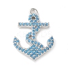 Brass Micro Pave Cubic Zirconia Pendants KK-C086-13P-01-1