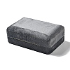 Rectangle Iron Covered with Velvet Jewelry Set Storage Boxes CON-K002-07B-2
