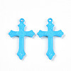 Opaque Acrylic Pendants SACR-WH0017-01A-1