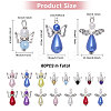60Pcs 60 Style Glass Pearl Beaded Pendants FIND-CA0007-82-2