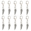10Pcs Tibetan Style Alloy Shoe Charms HJEW-JM04169-03-3
