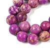 Dyed Natural Regalite/Imperial Jasper/Sea Sediment Jasper Beads Strands G-B124-C03-12-2