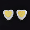 Imitation Jade Spray Painted Glass Beads LAMP-N032-05-C02-3