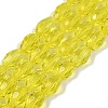 Transparent Glass Beads Strands LS-EGLA-N013-T6mm-D26-1