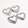 Tarnish Resistant 316 Stainless Steel Locket Pendants STAS-G168-09P-2