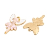 Rack Plating Alloy Enamel Pendants FIND-A040-08A-01G-2