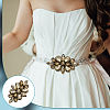 2Pcs Flower Glass Rhinestone Costume Accessories FIND-FG0004-81A-5