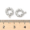Brass Micro Pave Clear Cubic Zirconia Tube Bails KK-A254-02B-P-2