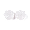 Natural Quartz Crystal Cat Paw Print Figurines DJEW-N003-03J-2