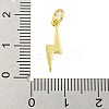 Rack Plating Brass Enamel Pendants KK-U021-16G-4