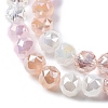 Transparent Glass Beads Strands GLAA-Q009-01C-3