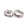 Letter Slider Beads for Watch Band Bracelet Making ALRI-O012-D-NR-2