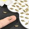 SHEGRACE Brass Slide On End Clasp Tubes XGRQ1R818-355G-5