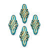 Plating Acrylic Beads X-PACR-N008-029-1