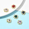 6Pcs 6 Color Acrylic Rhinestone Pendants FIND-FS0001-38-8